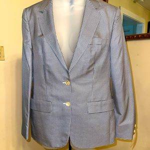 New Blazer Jacket Women’s 100% Silk Sz 12